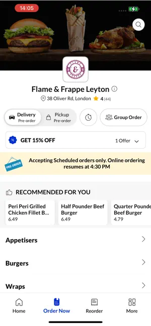 Flame & Frappe Leyton screenshot 2