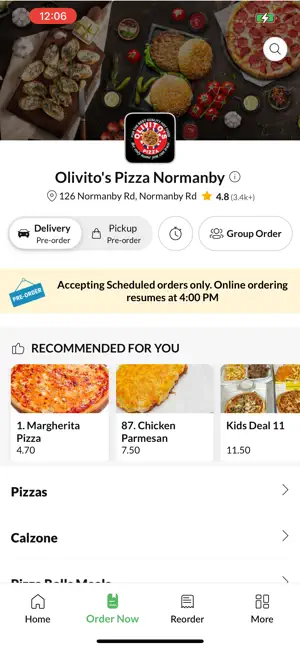 Olivito's Pizza Normanby screenshot 2