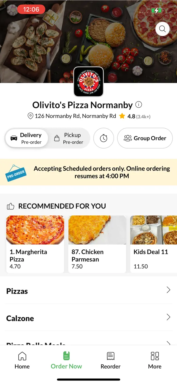 Screenshot #2 pour Olivito's Pizza Normanby
