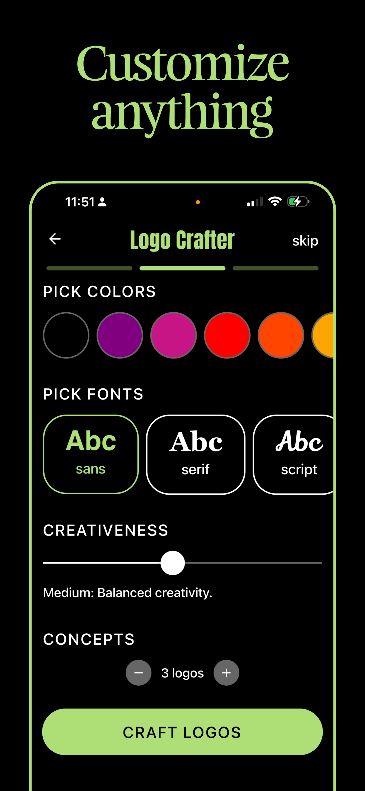 AI Logo Maker – Logo Crafter