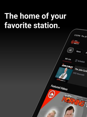 KIRO Newsradio 97.3 FM iPad screenshot