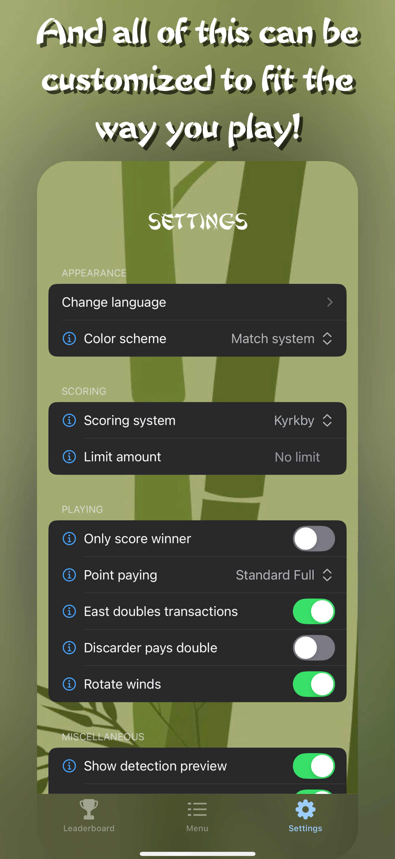 Mahjong Scorer