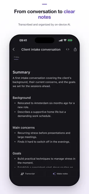 Notarius: Transcribe Offline screenshot 1