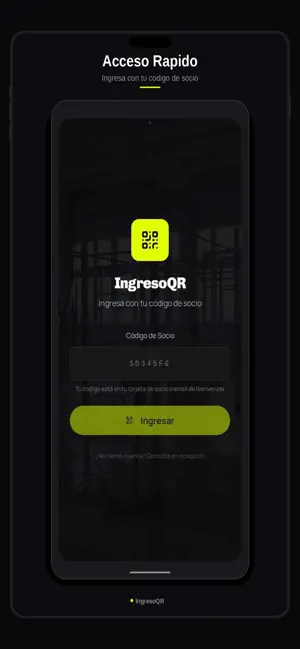 IngresoQR screenshot 1