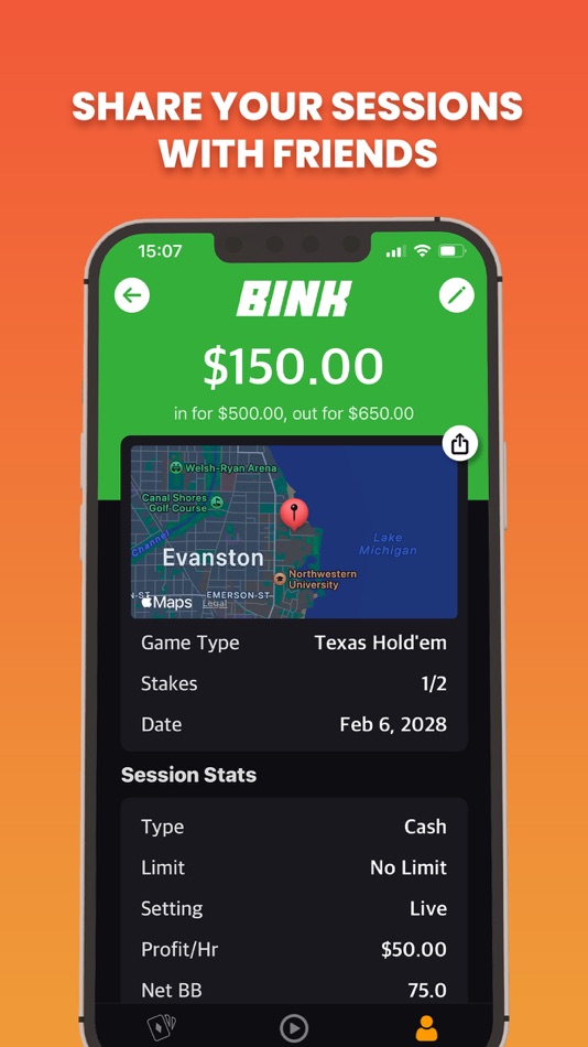 #5. Bink Poker Bankroll Tracker (iOS) 由: Heater LLC
