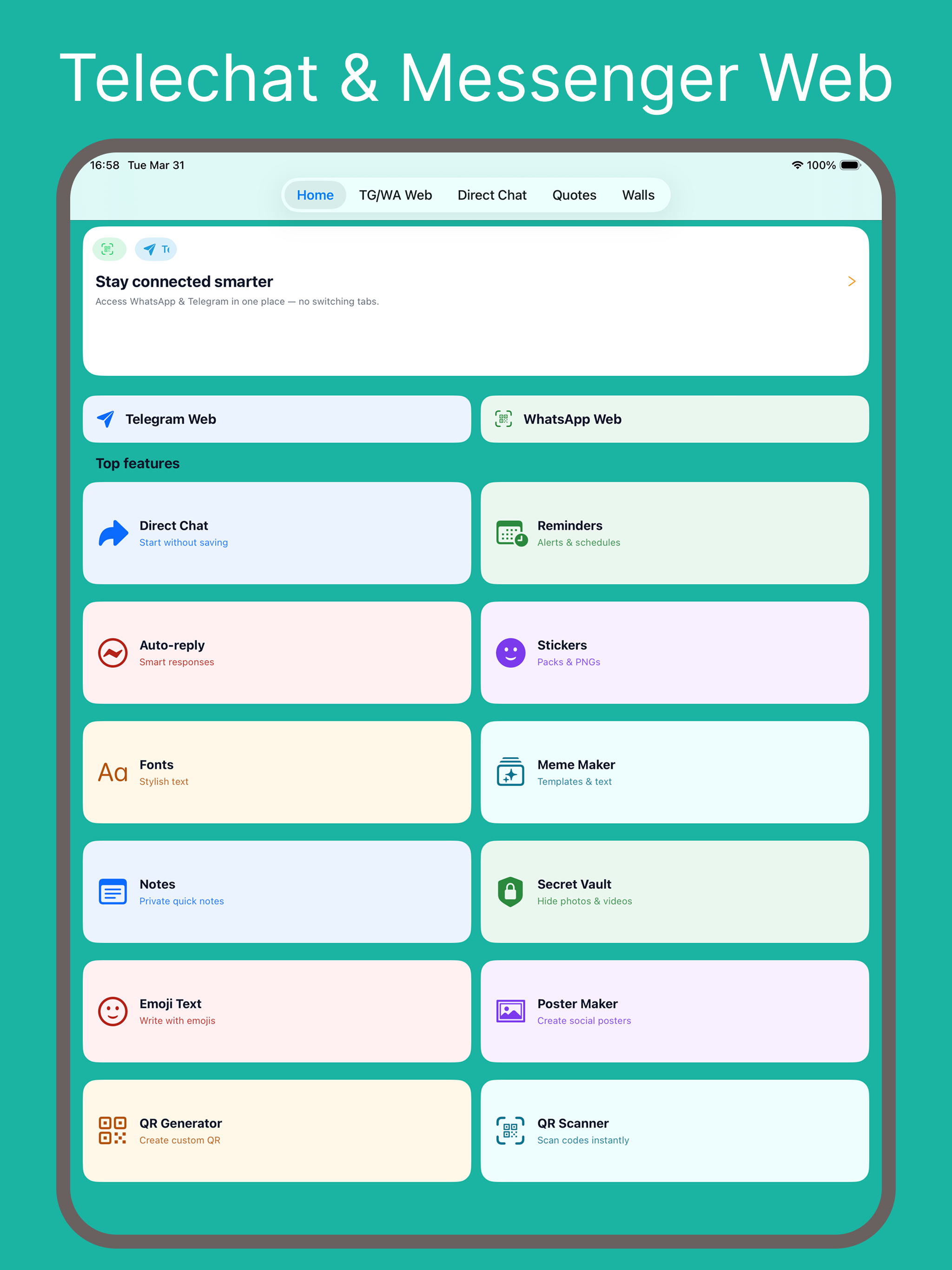 Status Saver For Messenger Duo