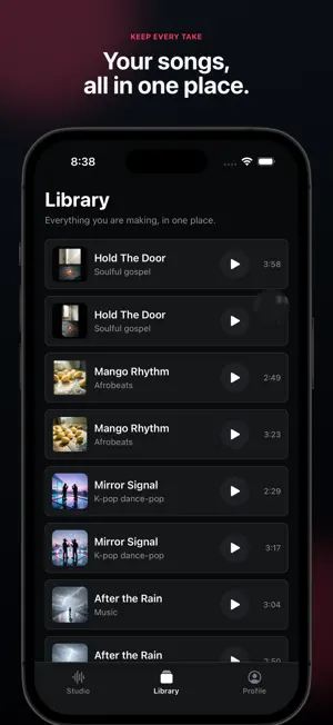 BizMuse: AI Music & Song Maker screenshot 4