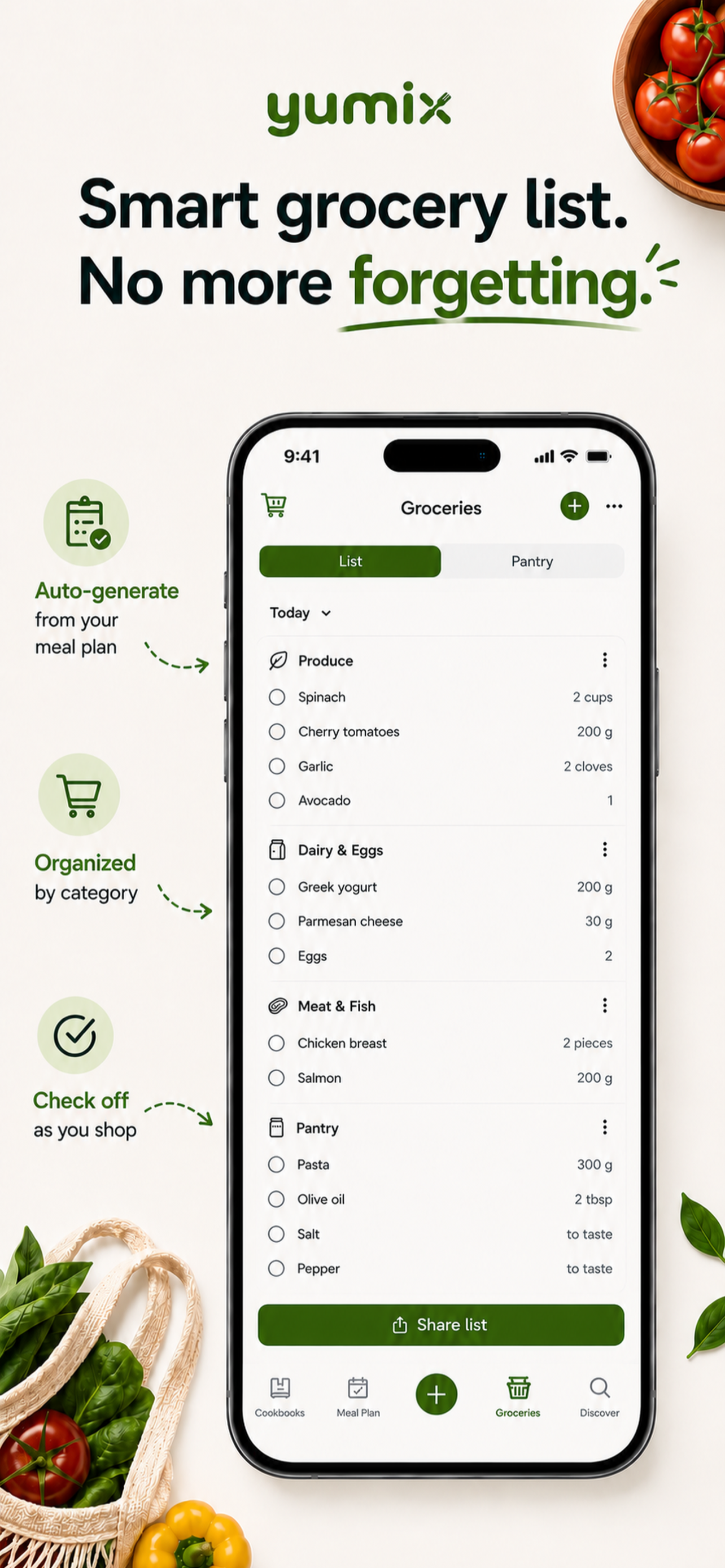 Yumix: Recipes & Meal Planner screenshot 5