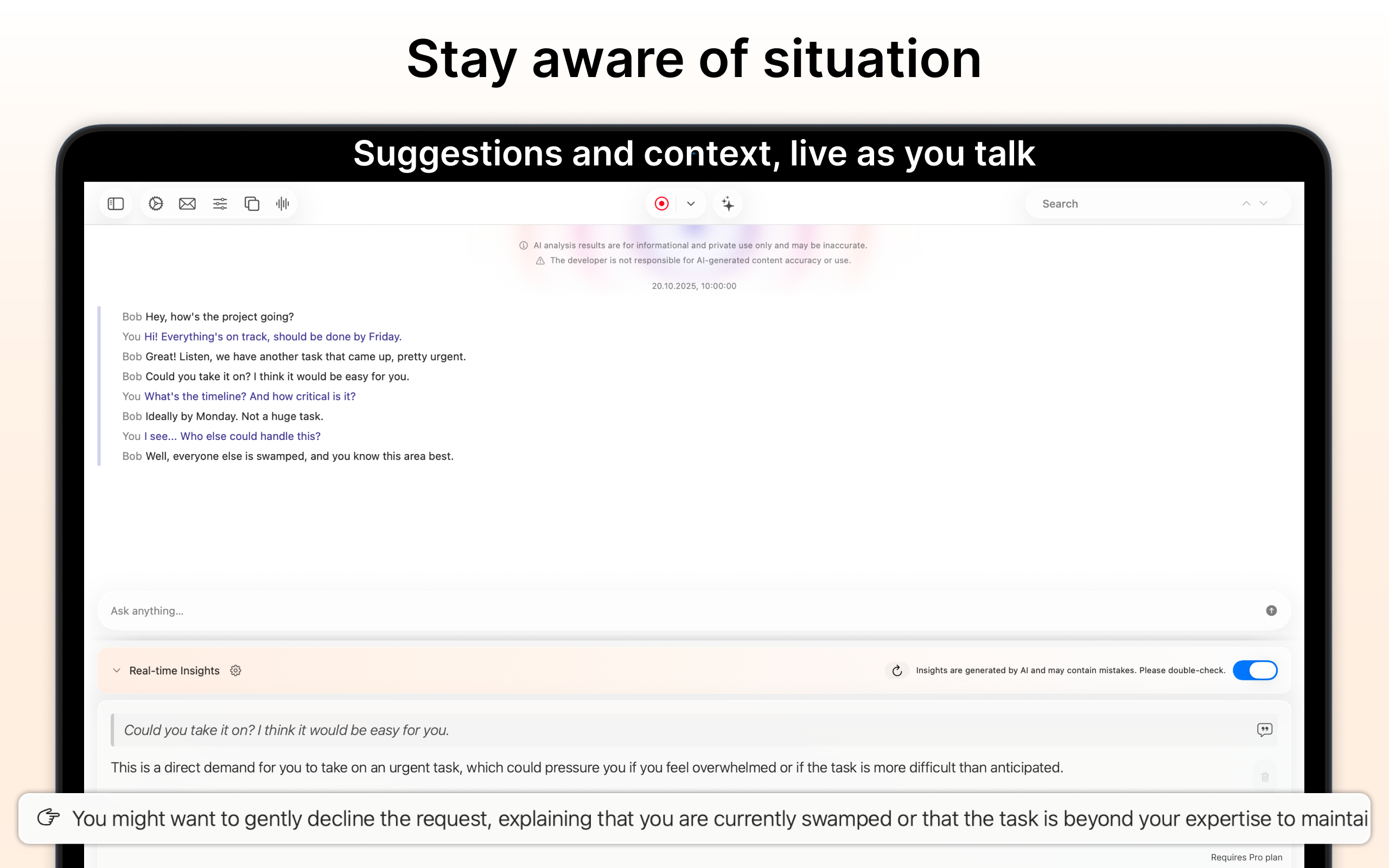 XSpeak: Live Meeting AI screenshot 21