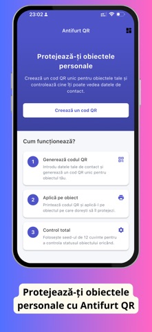 Antifurt QR screenshot