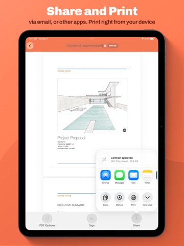 Photos PDF : Scanner Converter iPad screenshot