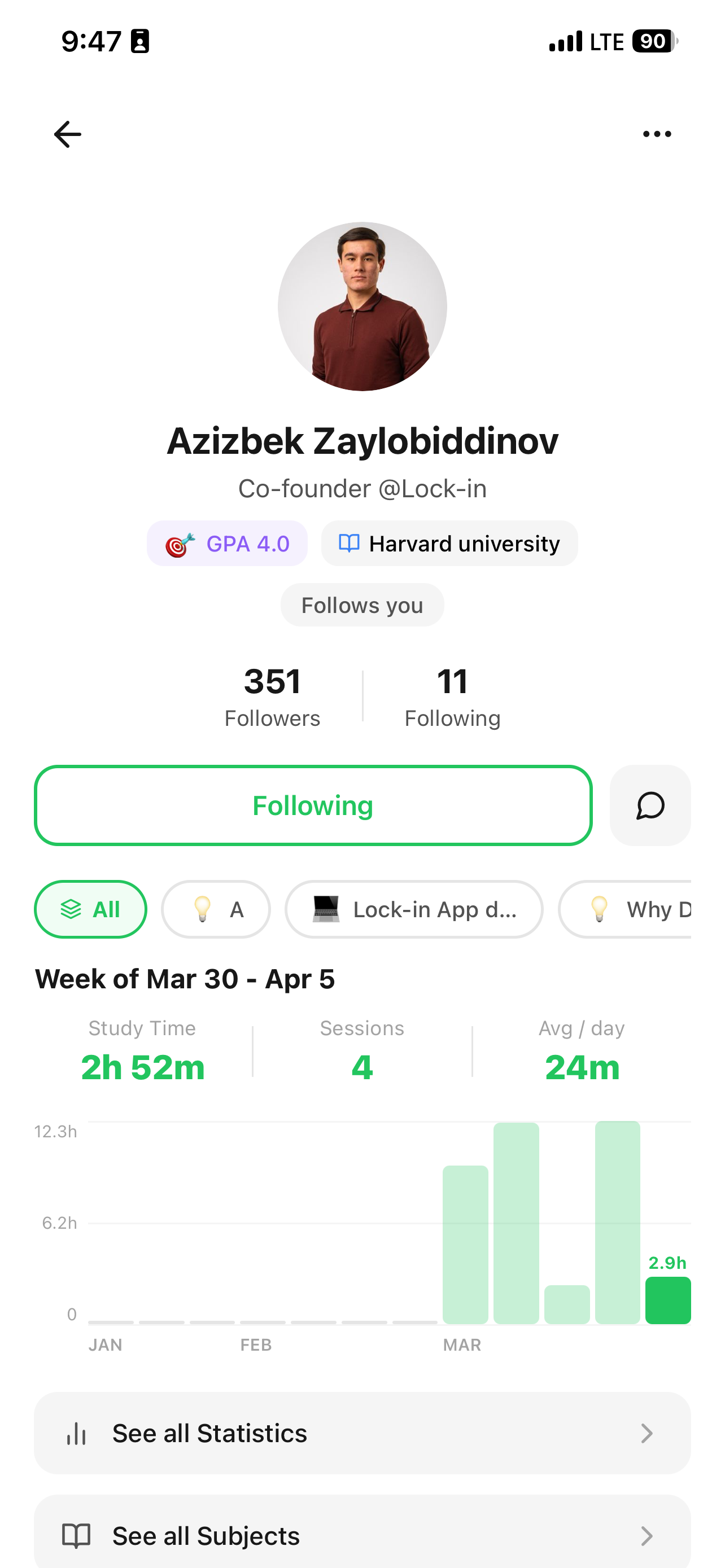 Lock-in  - focused studying screenshot 3