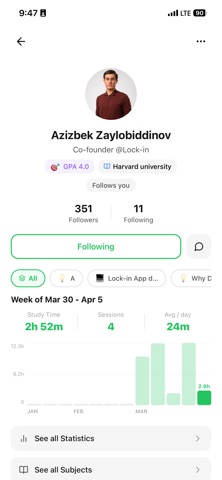 Lock-in  - focused studying Screenshot 3 of 10