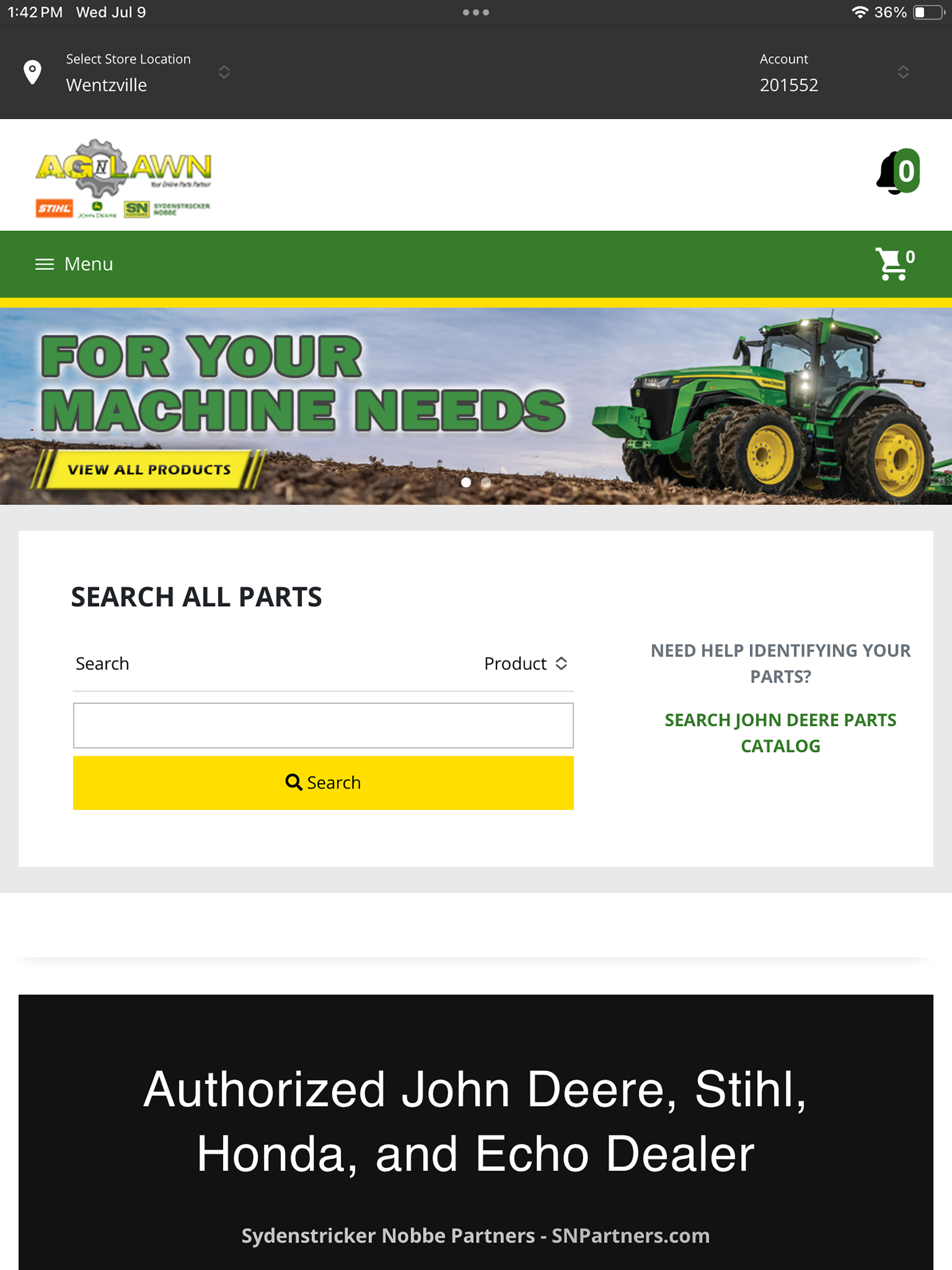 AgNLawn Parts