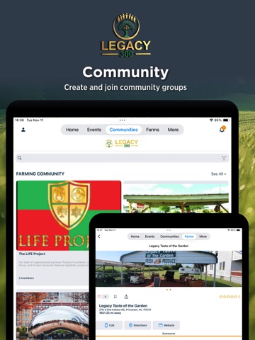 Legacy 300 iPad screenshot