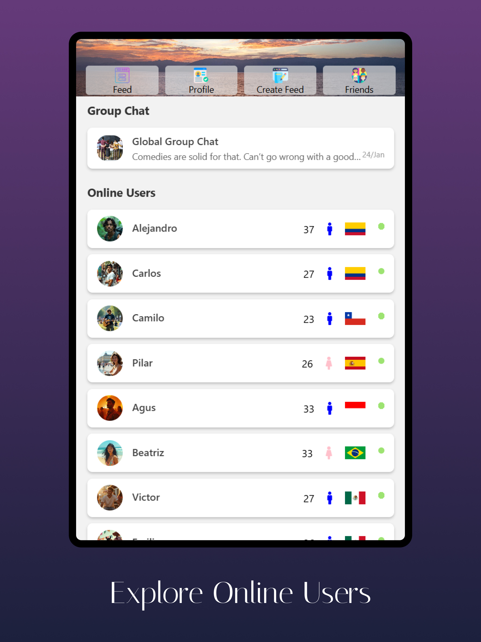Global Social : New Friends screenshot 7