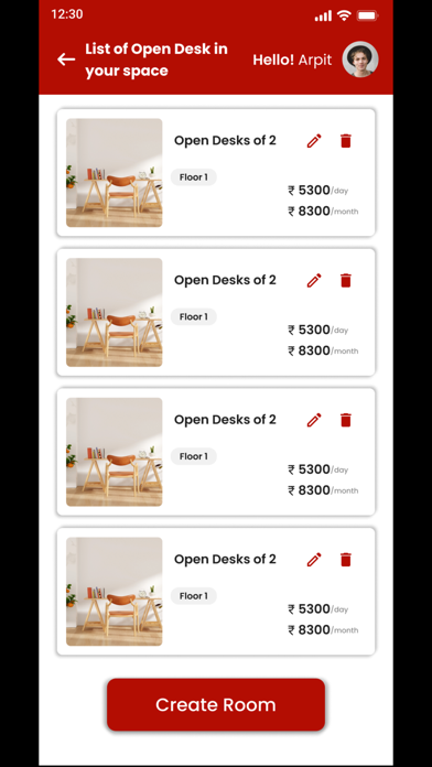 Screenshot 2 of Manage Workspace Admin App