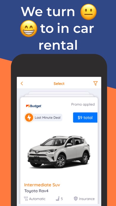 Carla - Cheap Car Rental Deals Screenshot
