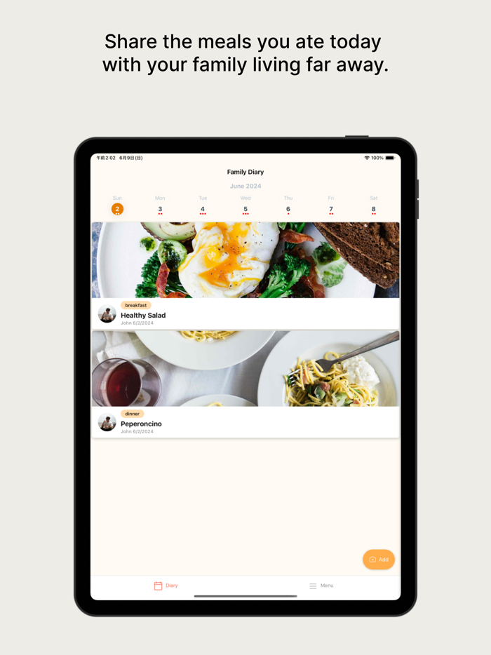 Dish Diary Connect with Food