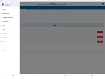 Volunteering Wirral iPad screenshot