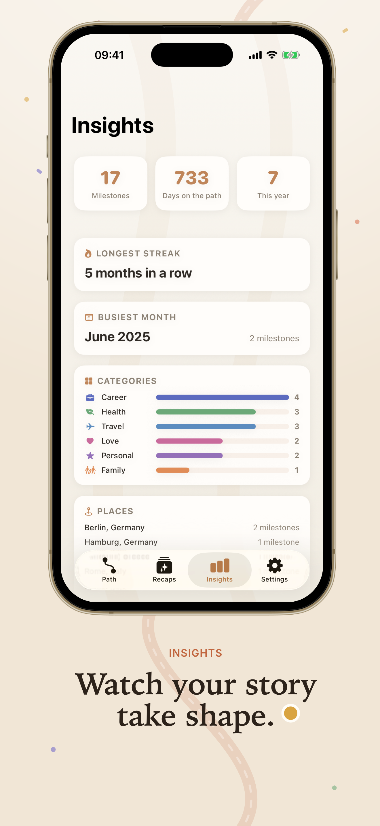 Milesta - Milestones Journal screenshot 5