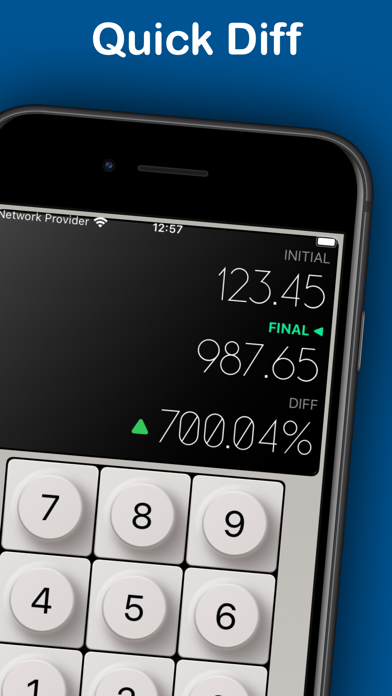 Percentage Calc - QuickDiff Screenshot