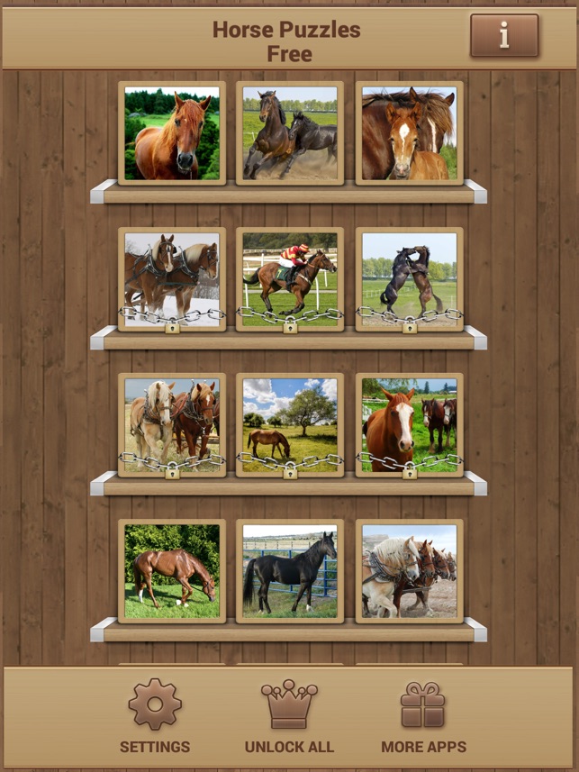 Horse jigsaw puzzles -game on the app store