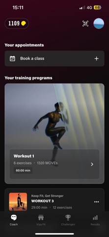 Viya Fit iPhone screenshot
