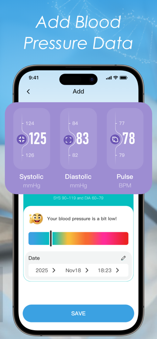 Blood Pressure Tracker Plus Screenshot 2 of 5