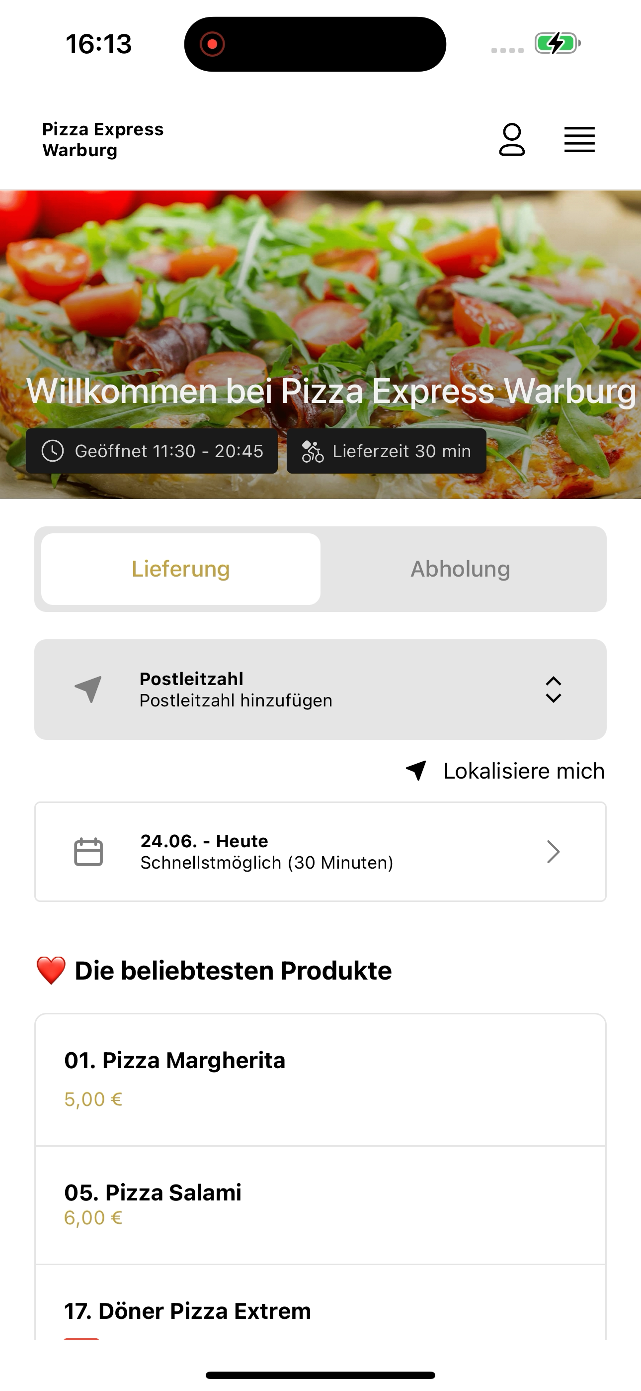 Pizza Express Warburg