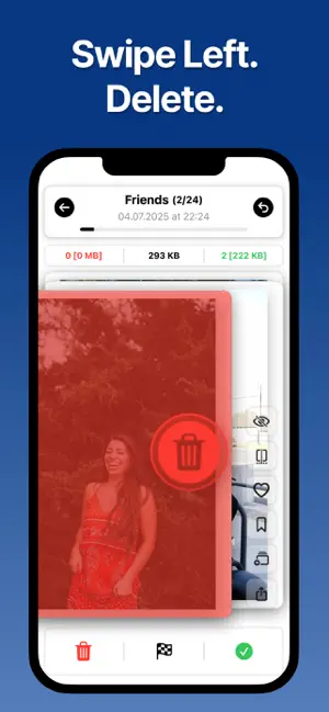 Swipe Photo Cleaner: Unroller screenshot 4