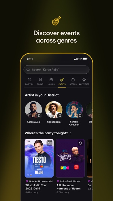 District: Movies Events Dining iPhone screenshot 2 - Lifestyle app