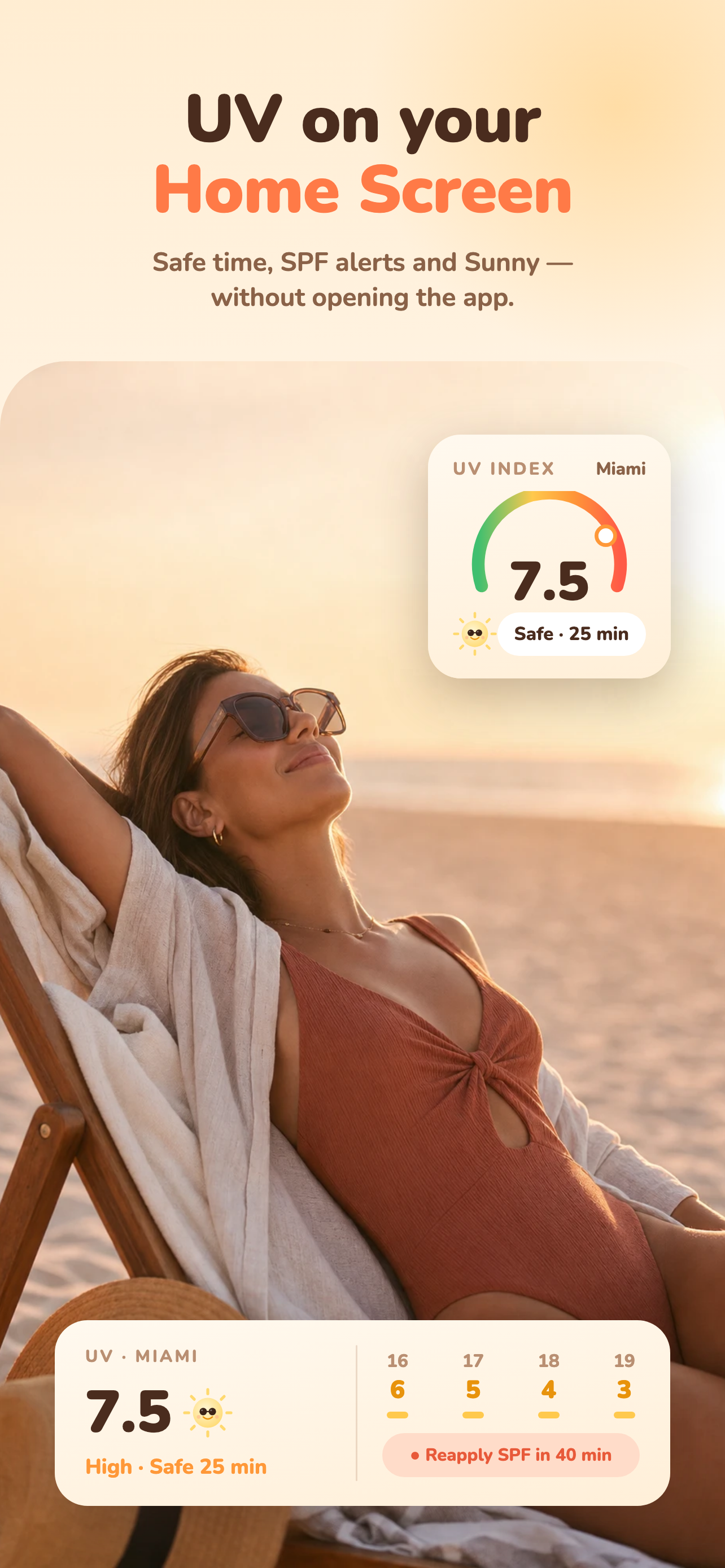 Tan Timer: UV Index & Tan screenshot 2