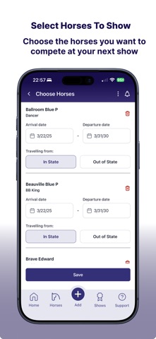 EventPass by EquiTrace iPhone screenshot