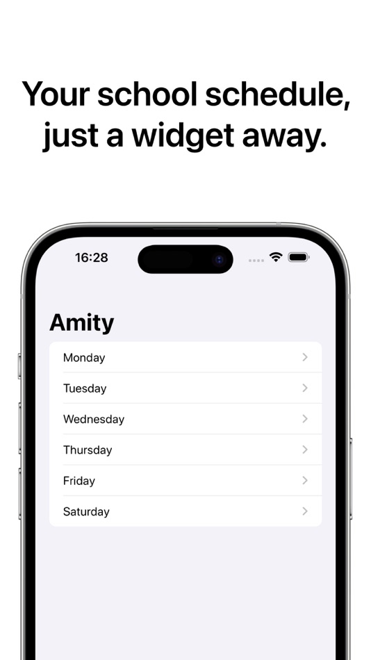 #1. Amity: School Widget (iOS) Av: Antonio Stilla