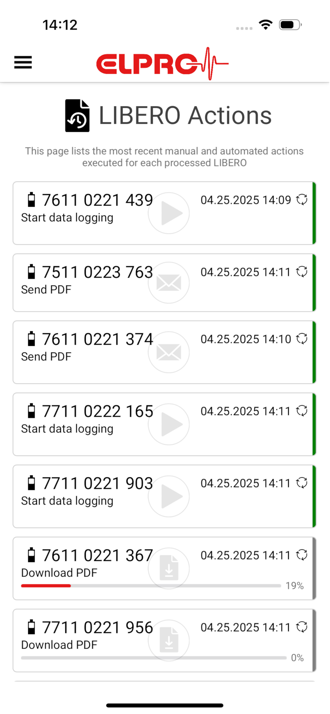 LIBERO Cx BLE screenshot 4
