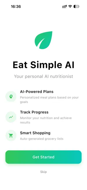 Eat Simple AI screenshot 1