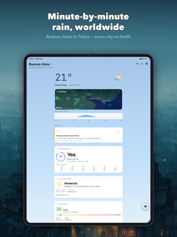 Cloudmesh: Rain Alerts & Radar iPad screenshot 4