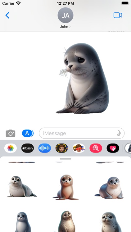 Sad Seal Stickers screenshot-5