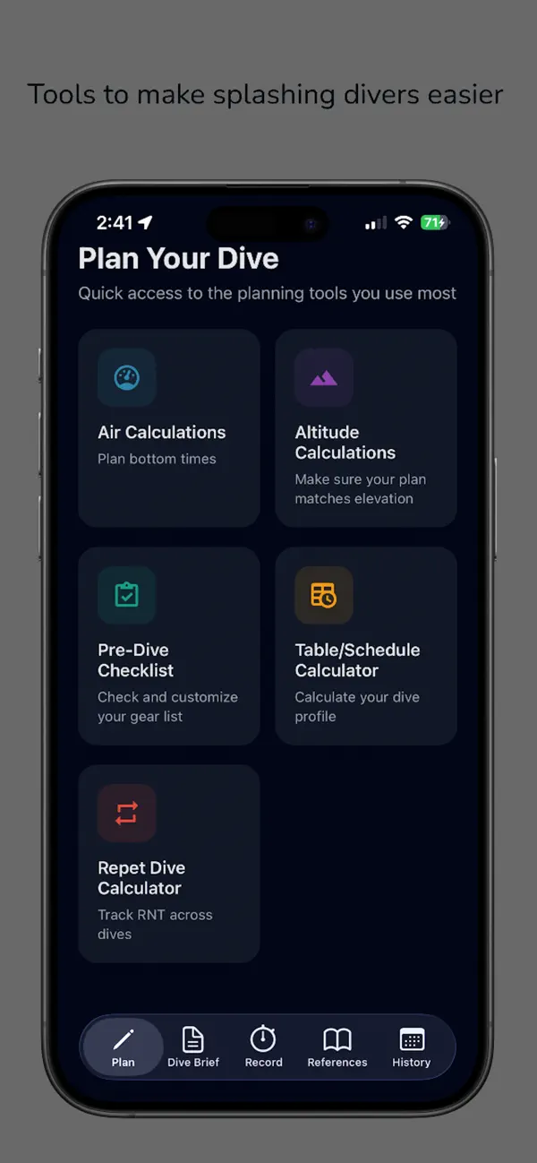 #1. Scuba Supervisor (iOS) Podle: Seung Heon Kim
