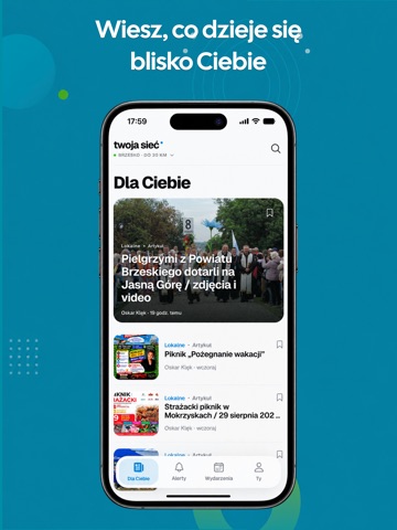 Twoja Sieć: lokalne informacje iPad screenshot 1