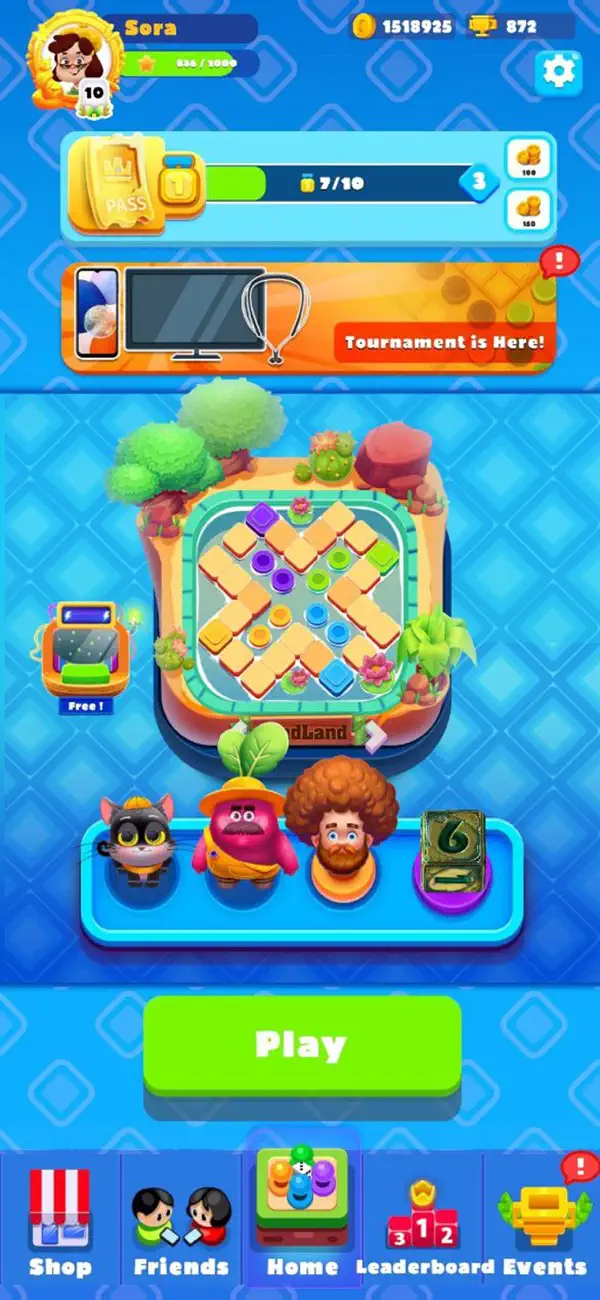 Screenshot #1 pour Ludo Legends: Fantasy World