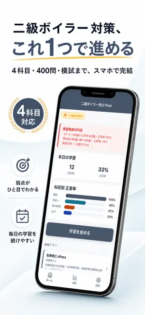 二級ボイラー技士Pass screenshot 1