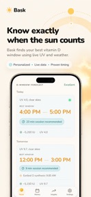 Vitamin D Sun Tracker - Bask screenshot