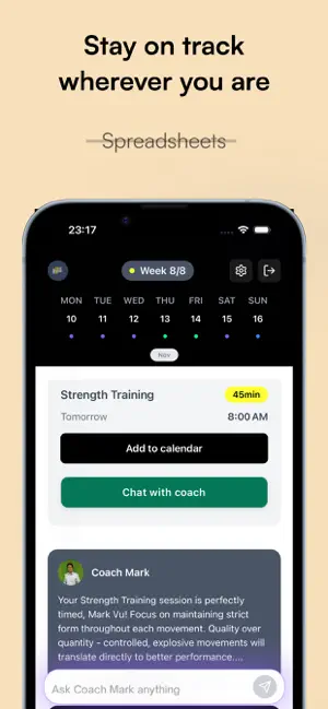 Pace Training screenshot 2