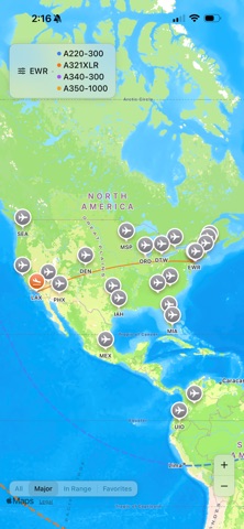 PlaneRange screenshot
