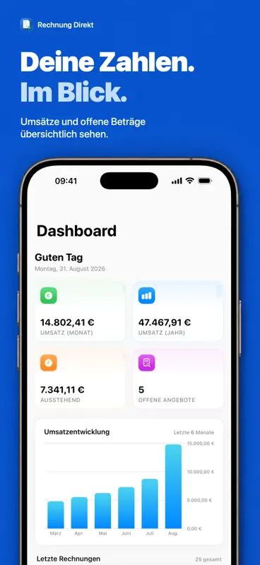 Rechnung Direkt: E-Rechnung screenshot 5 of 10