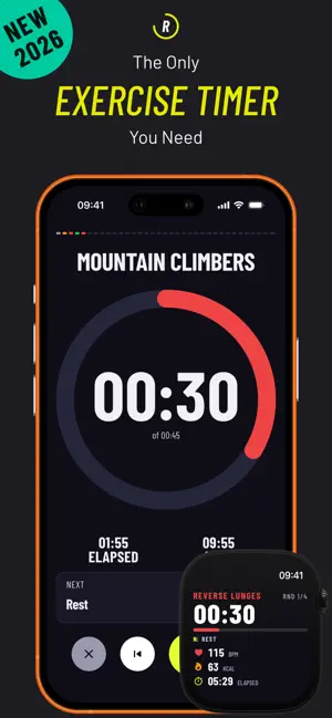 Exercise Timer Resero screenshot 1