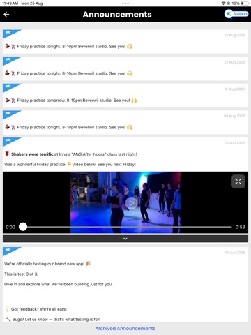Movers and Shakers Dance iPad screenshot
