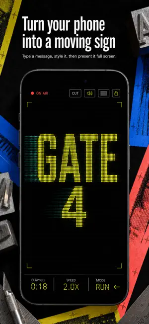 LED Banner: Scrolling Text App screenshot 1